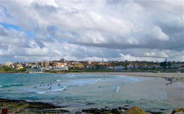Bondi Beach A windswept Bondi Beach