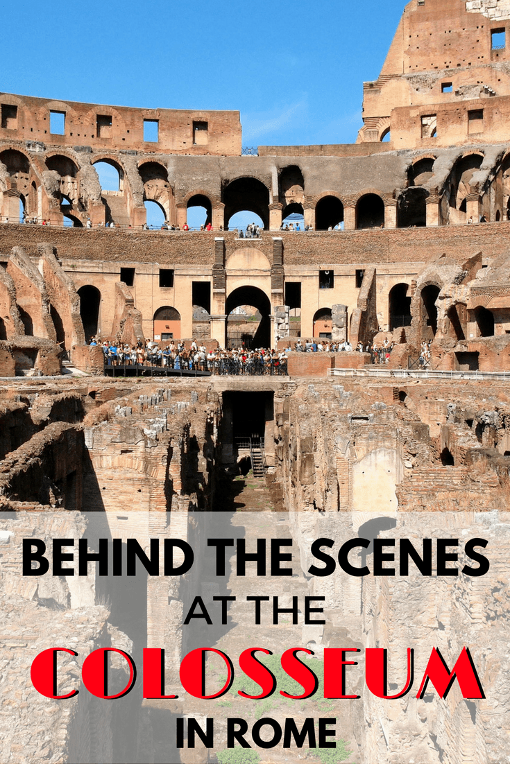 Going underground at the Colosseum in Rome | Behind the scenes at the #Colosseum in #Rome