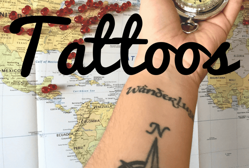 My Travel Tattoos and Their Stories
