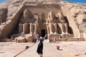 Abu Simbel temples in Egypt