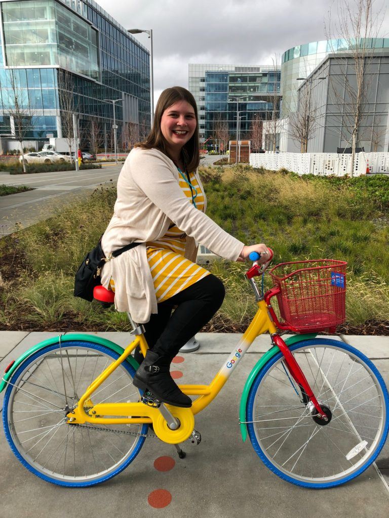 Akatuki on a Google bike