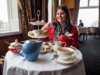 Afternoon tea at Chateau Tongariro